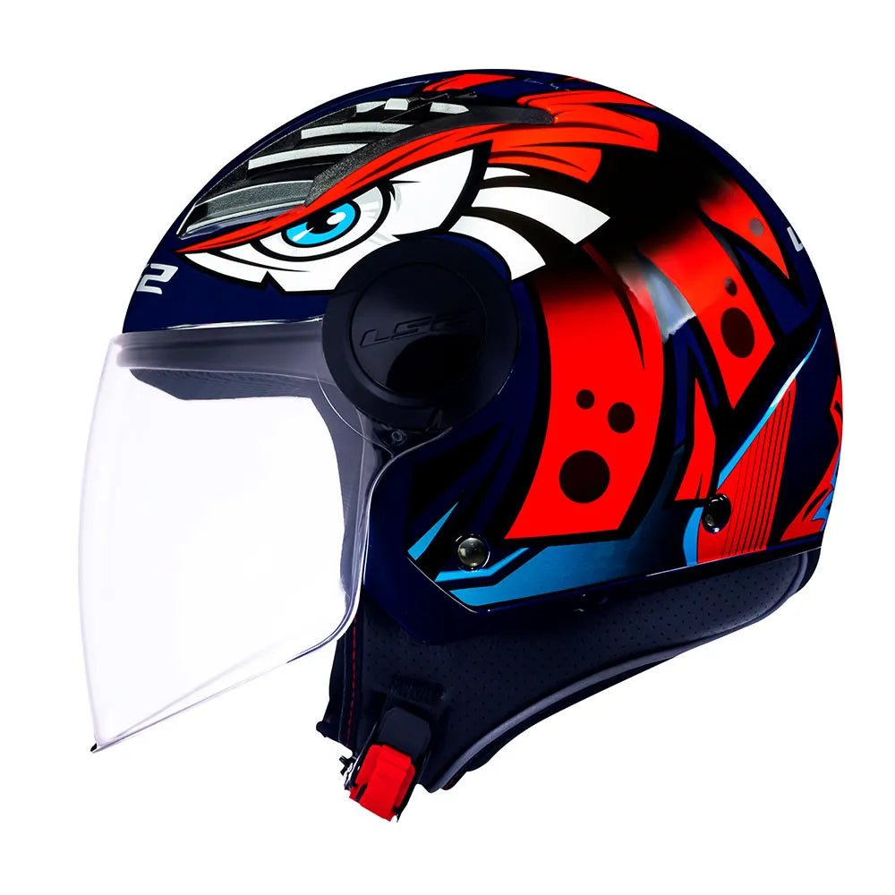 CAPACETE LS2 AIRFLOW TRIBAL LARANJA - Imagem 2