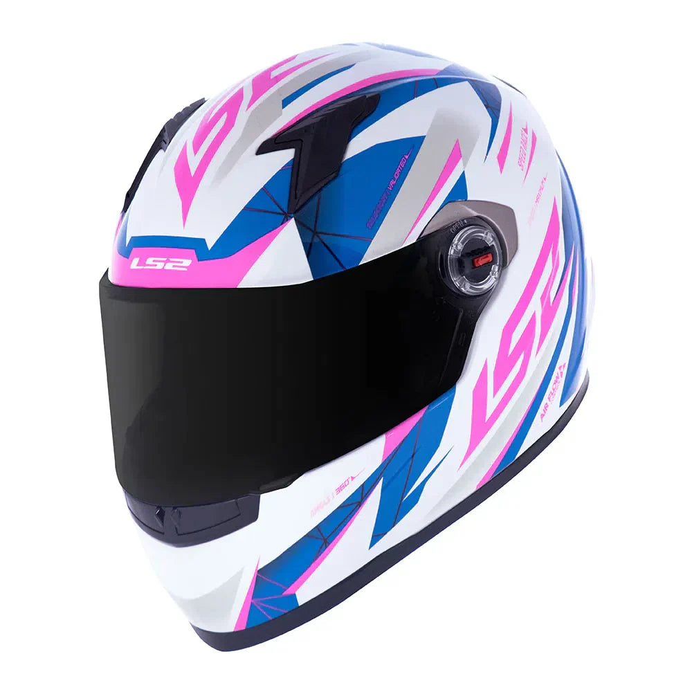 CAPACETE LS2 CLASSIC DRAZE BRANCO - Imagem 2